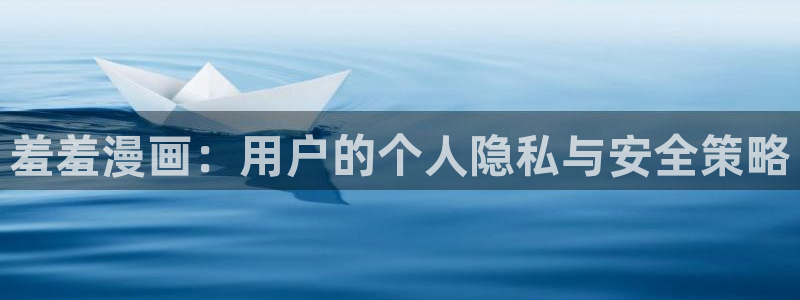动漫之家：羞羞漫画：用户的个人隐私与安全策略