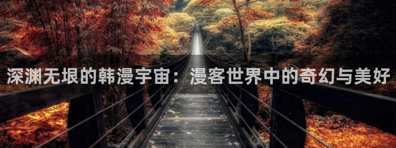 age专注动漫的门户网站：深渊无垠的韩漫宇宙：漫客世界中的奇幻与美好